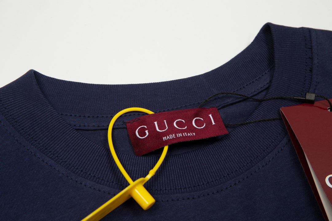 Gucci Double G Interlocking Logo Graphic T-Shirt