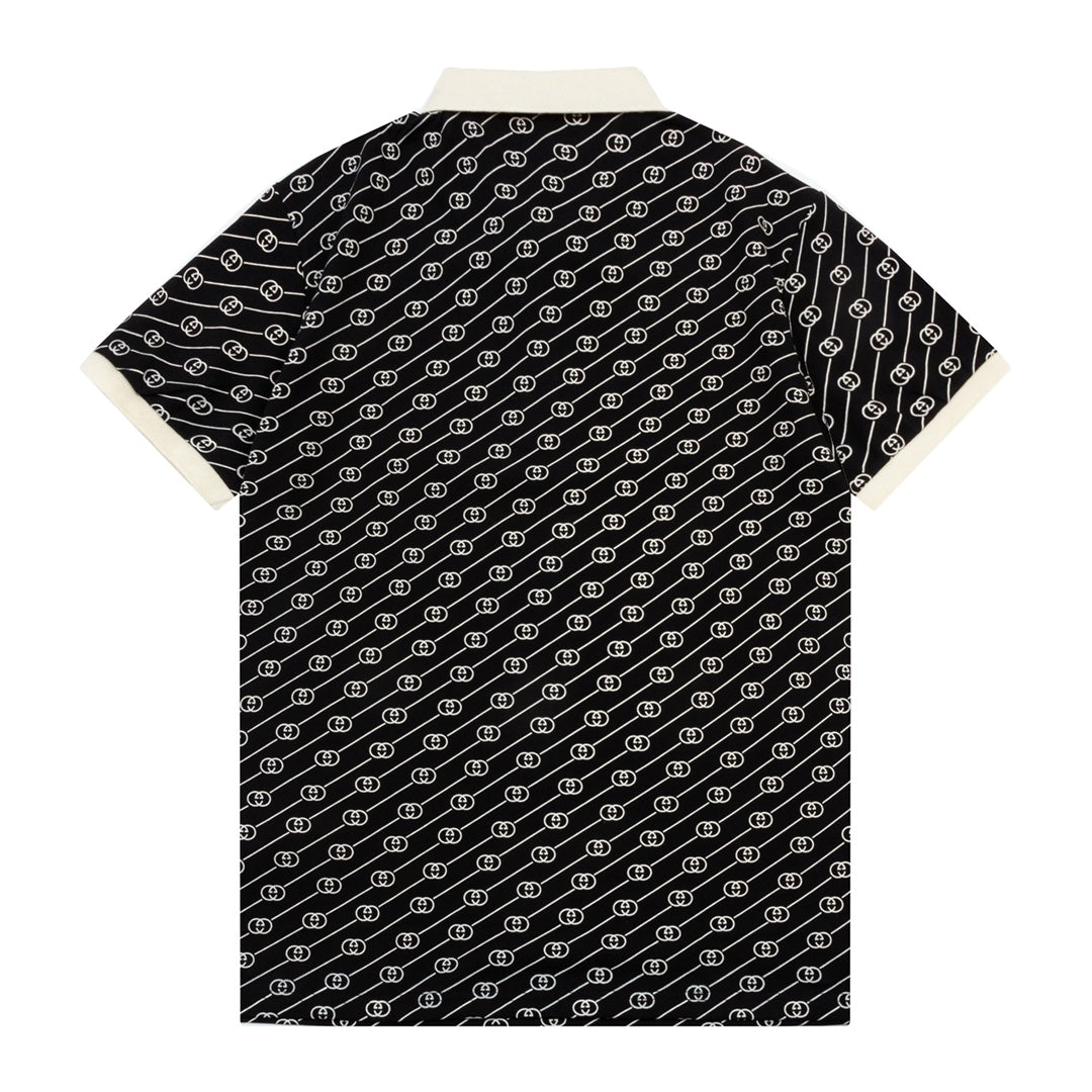 Gucci GG Monogram All-Over Print Polo Shirt