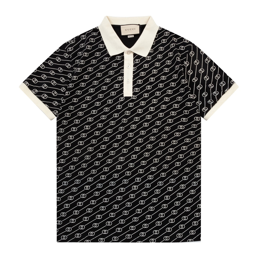 Gucci GG Monogram All-Over Print Polo Shirt