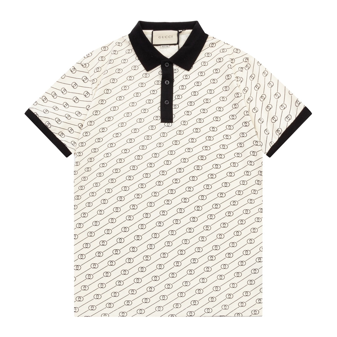 Gucci GG Monogram All-Over Print Polo Shirt