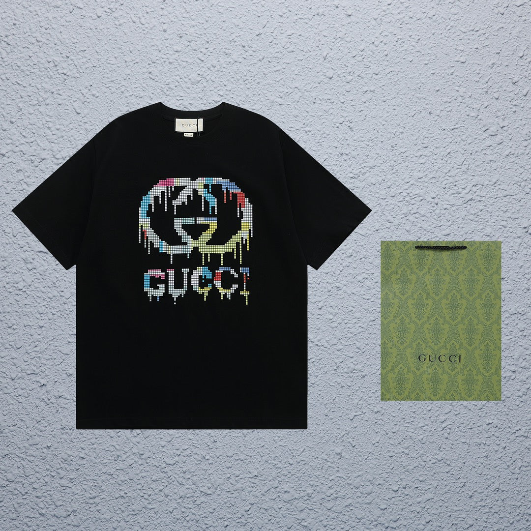 Gucci Pixel Drip GG Logo T-Shirt