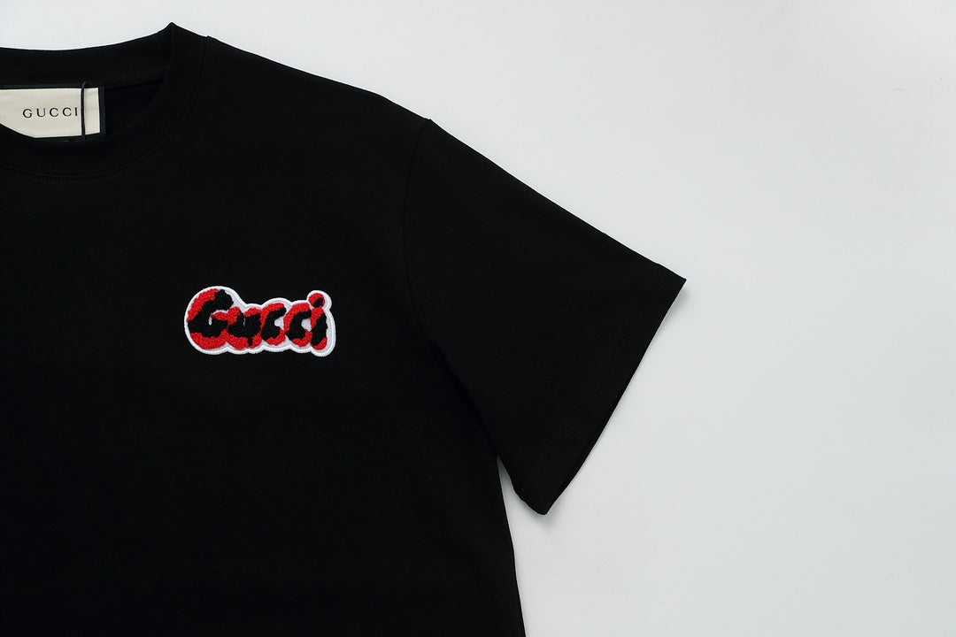 Gucci 'Gucc1' Bubble Logo Patch T-Shirt