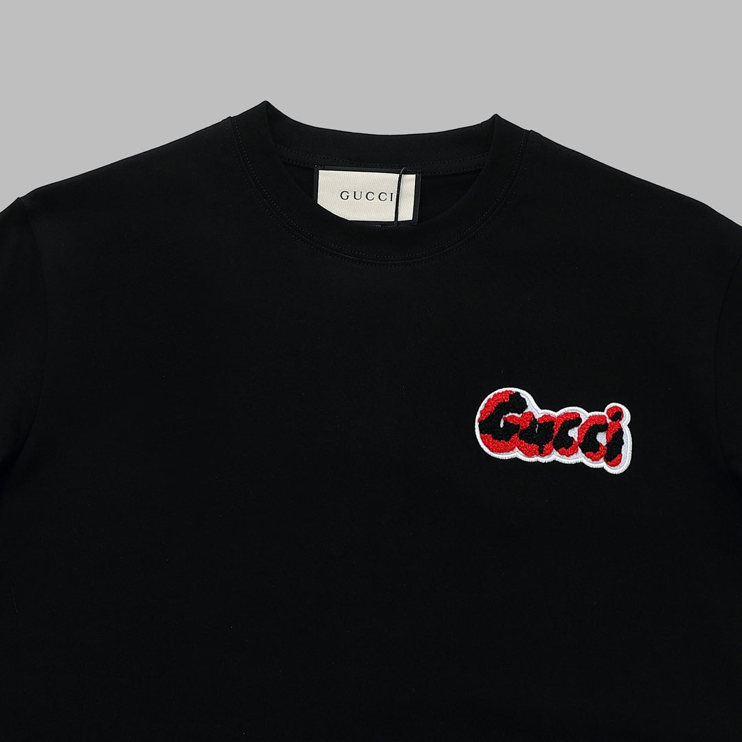 Gucci 'Gucc1' Bubble Logo Patch T-Shirt