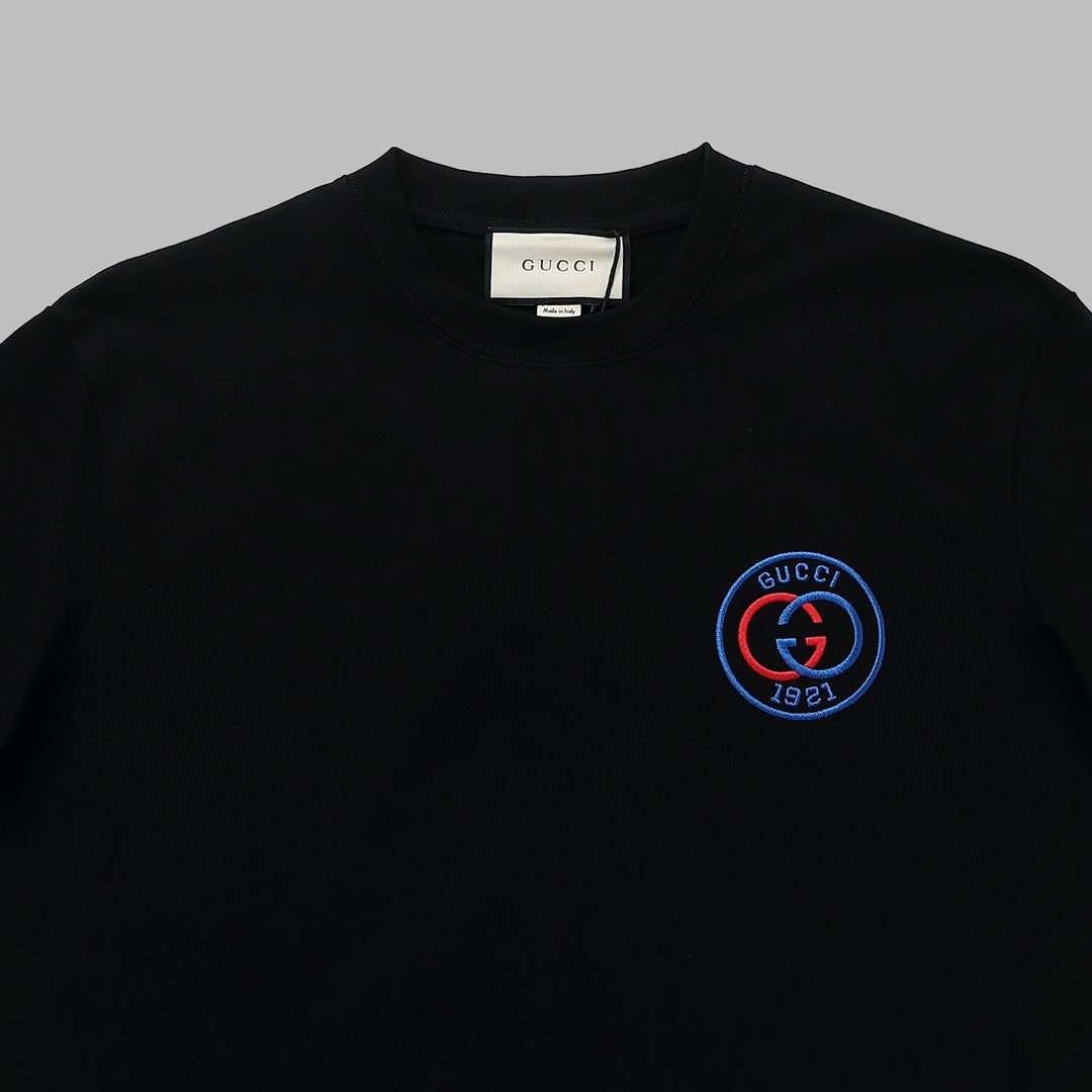 Gucci 1921 Interlocking G Embroidered Badge T-Shirt