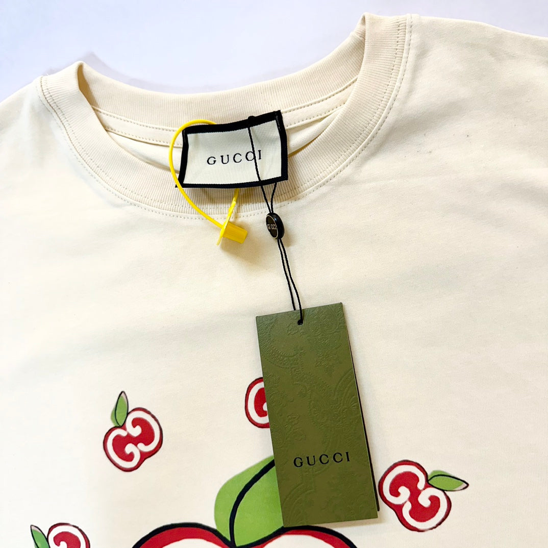 Gucci GG Apple Print T-Shirt