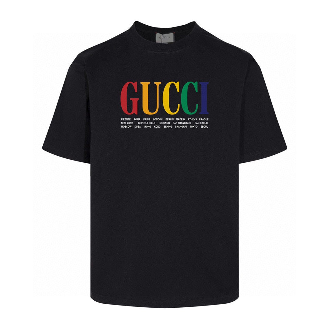 Gucci Rainbow Cities Logo T-Shirt