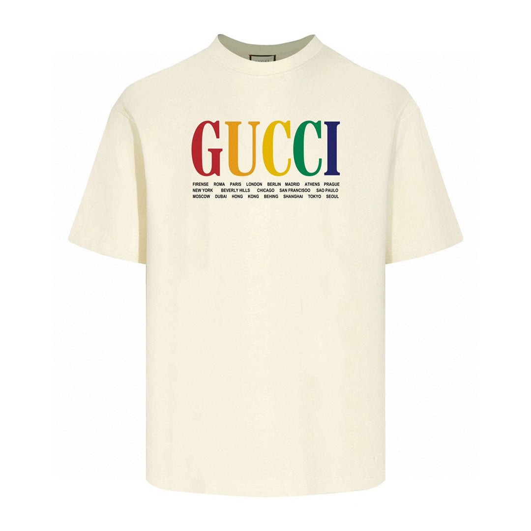 Gucci Rainbow Cities Logo T-Shirt