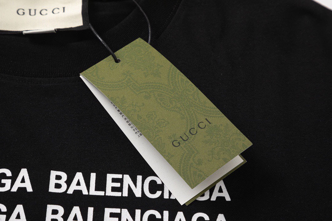 Gucci × Balenciaga GG Logo Graphic T-Shirt