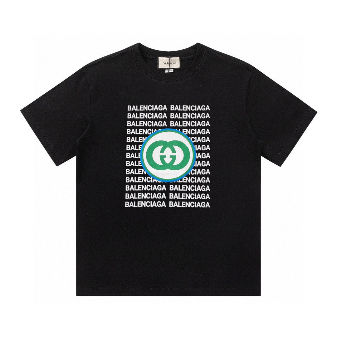 Gucci × Balenciaga GG Logo Graphic T-Shirt
