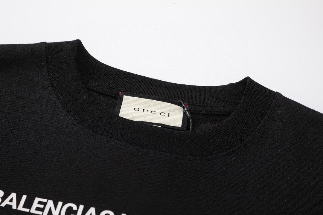 Gucci × Balenciaga GG Logo Graphic T-Shirt