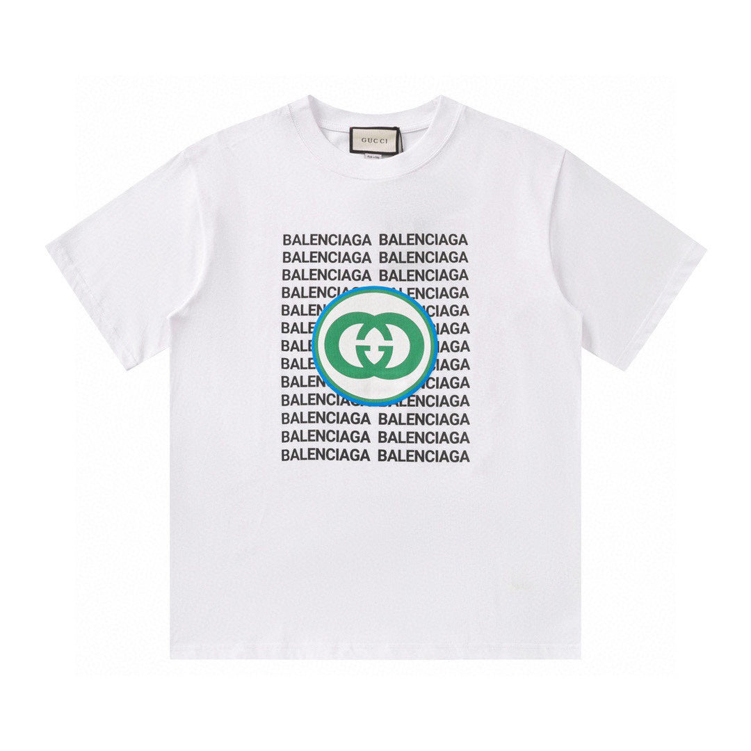 Gucci × Balenciaga GG Logo Graphic T-Shirt