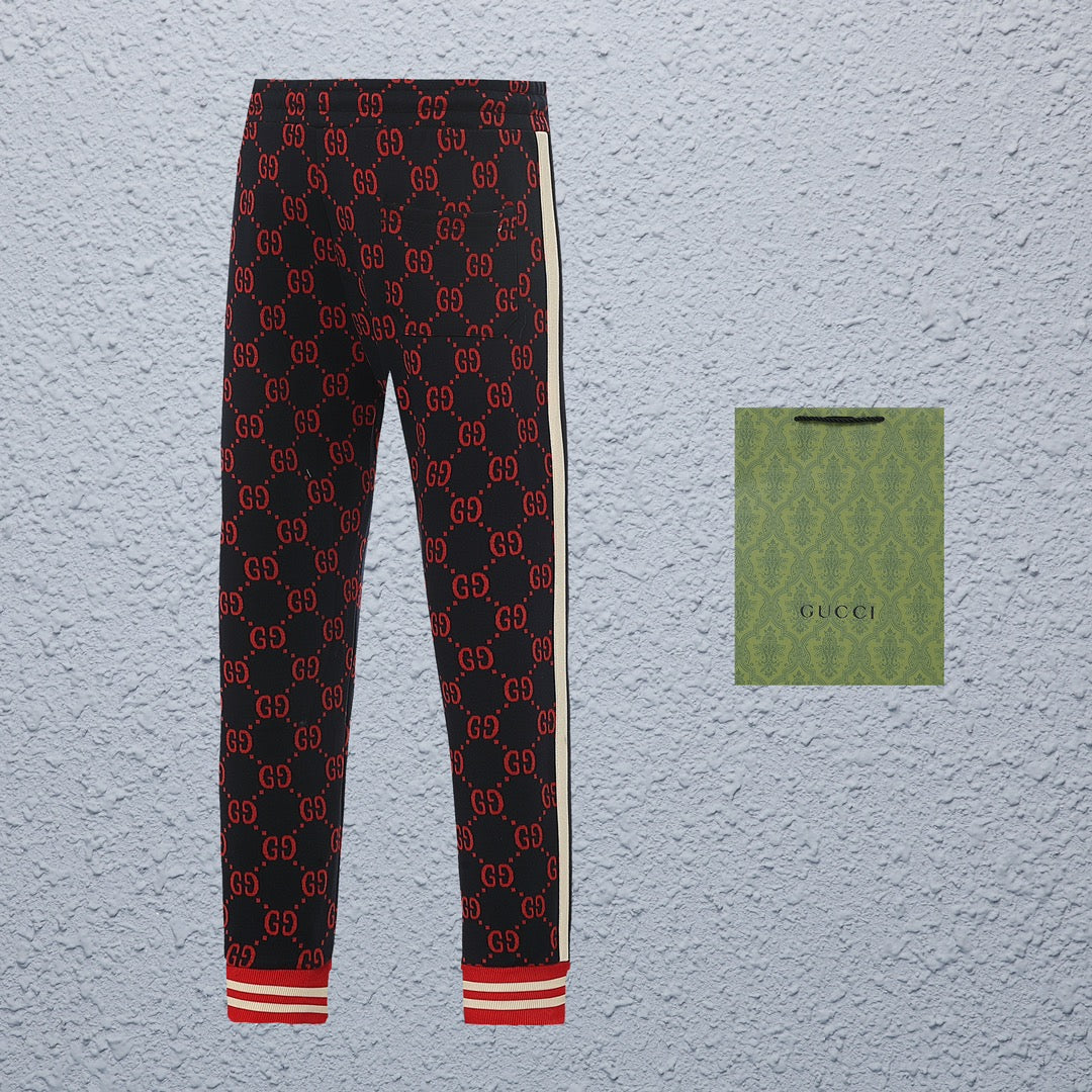 Gucci Double G Monogram Track Pants