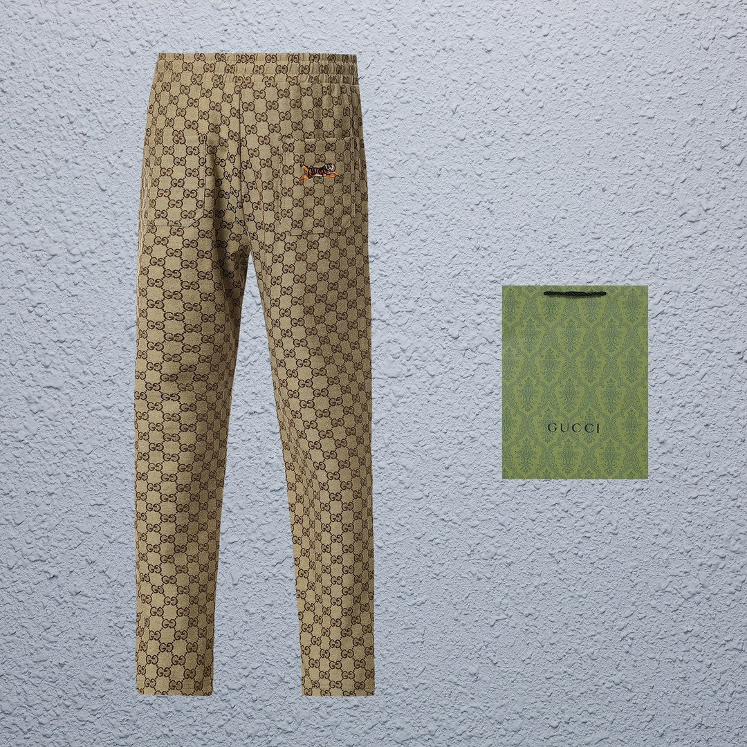 Gucci GG Monogram Drawstring Pants