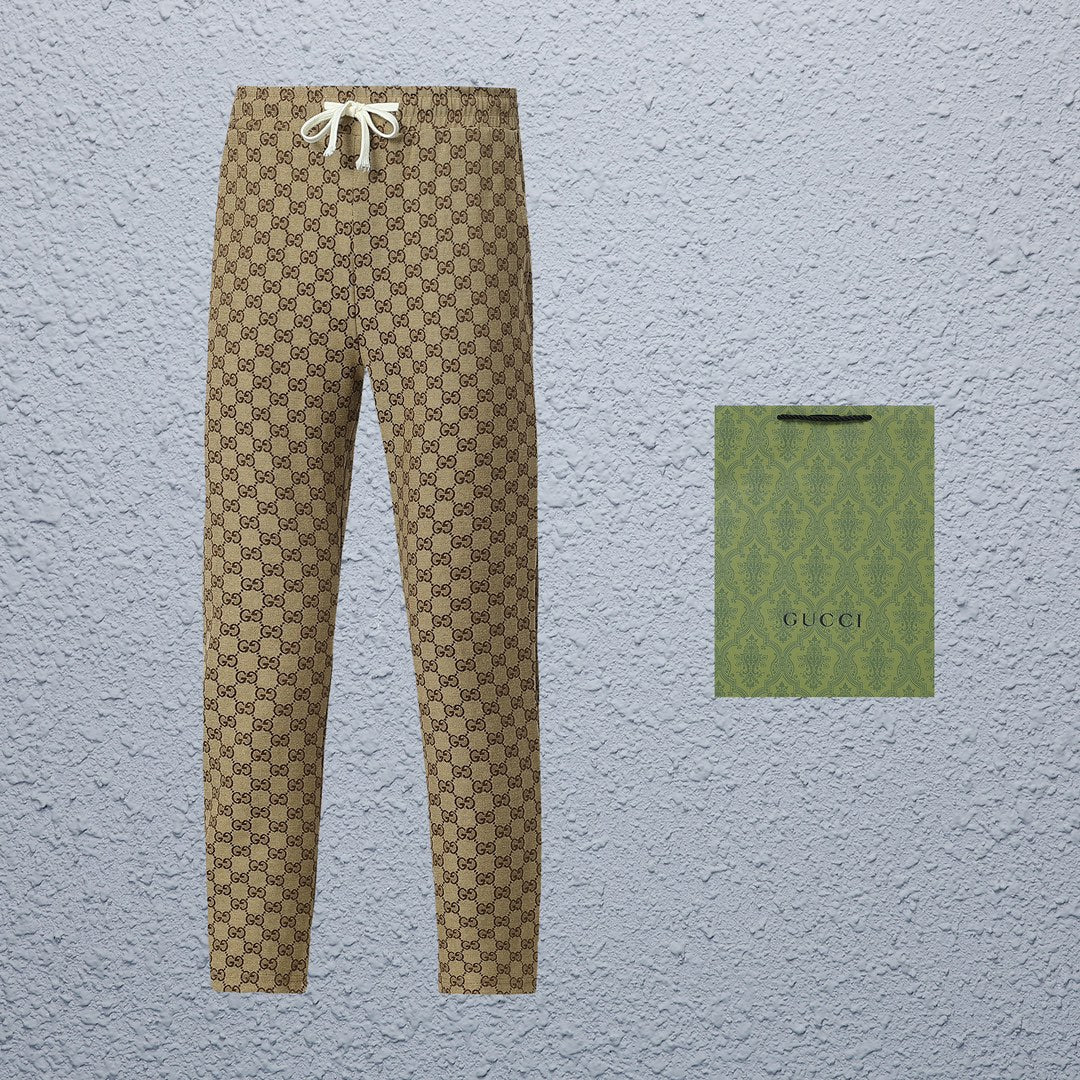 Gucci GG Monogram Drawstring Pants