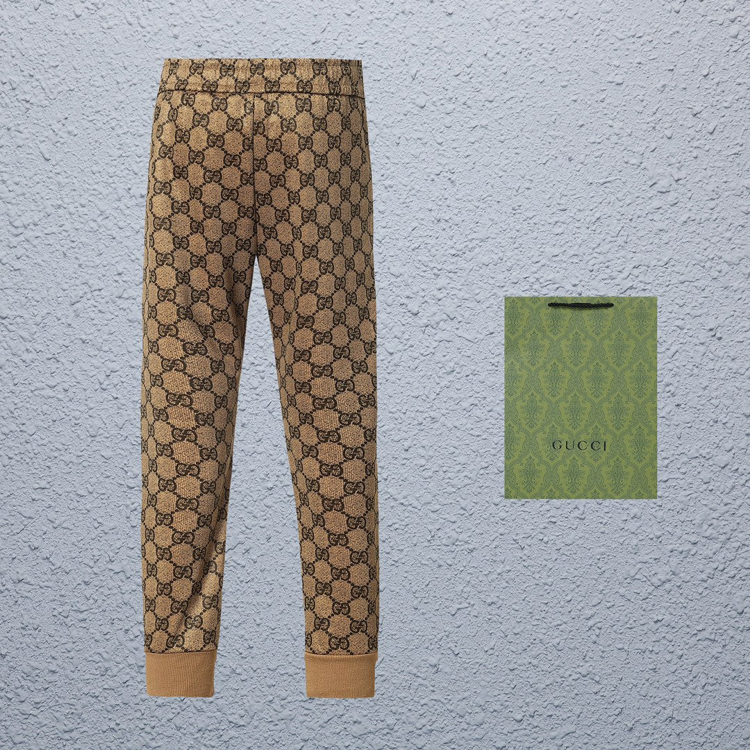 Gucci GG Supreme Monogram Jogger Pants