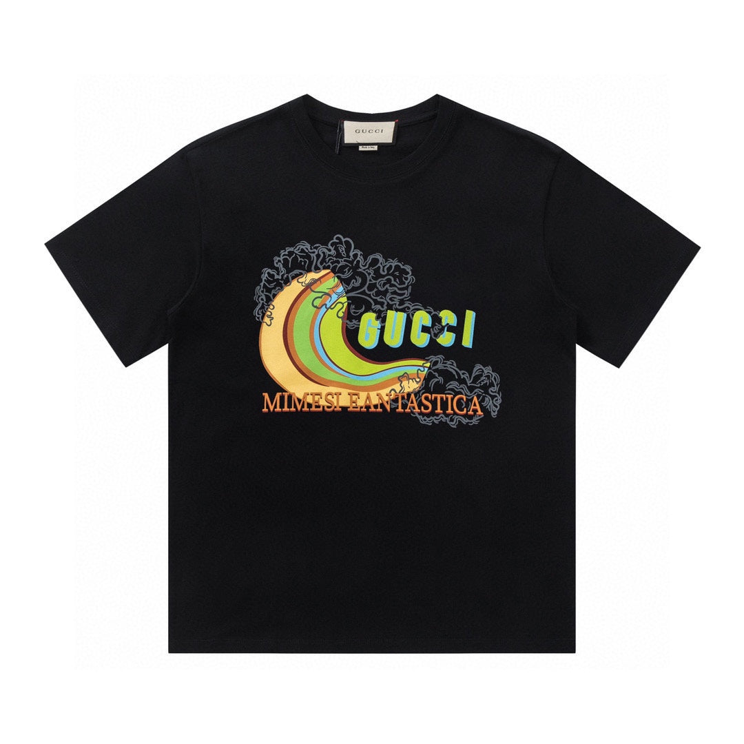 Gucci Mimesi Fantastica Wave Print T-Shirt