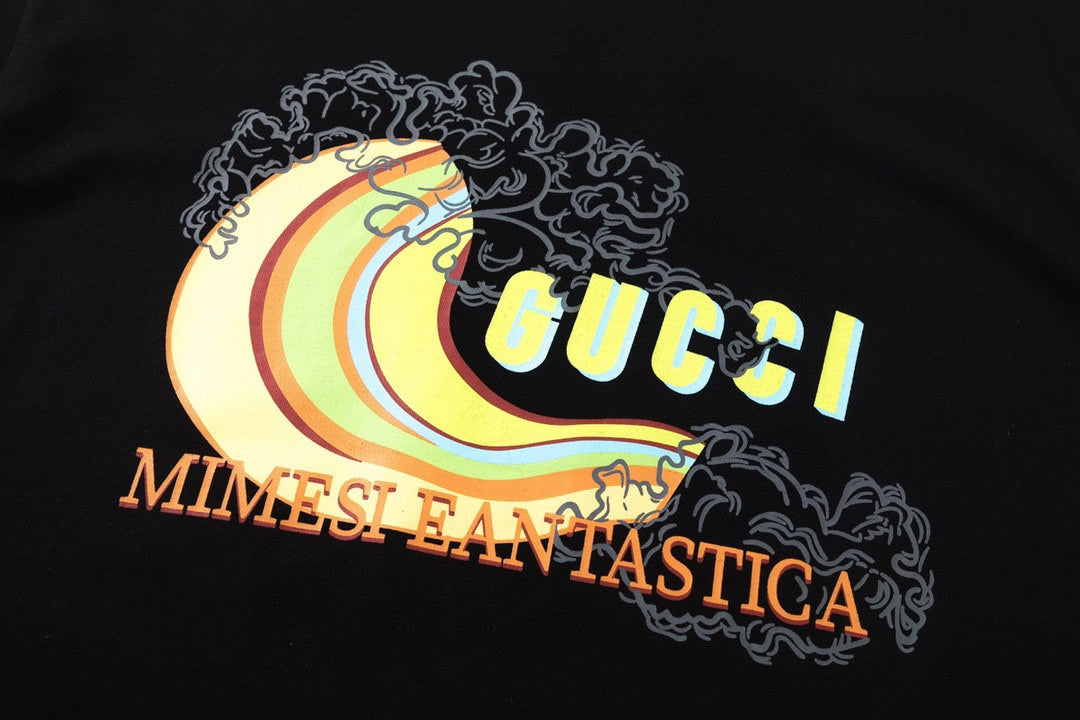 Gucci Mimesi Fantastica Wave Print T-Shirt