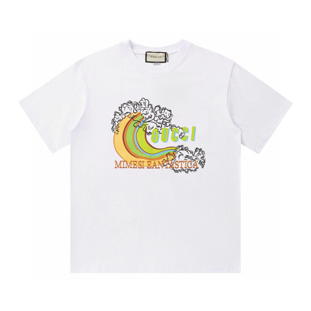 Gucci Mimesi Fantastica Wave Print T-Shirt