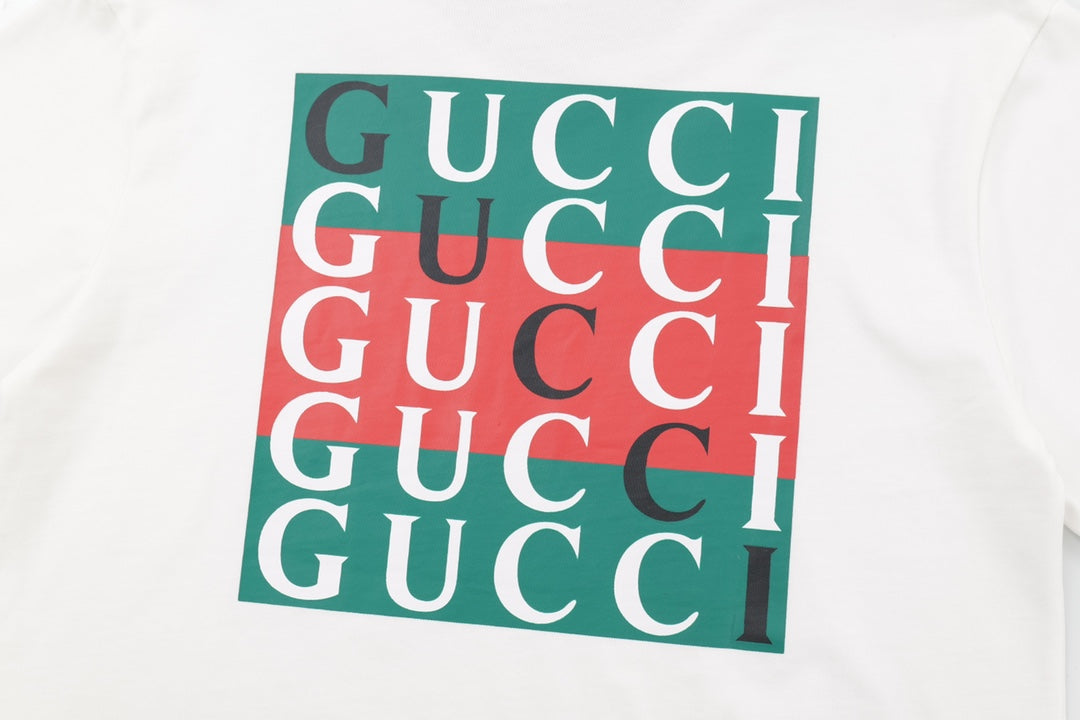 Gucci Logo Fruit Embroidery T-Shirt