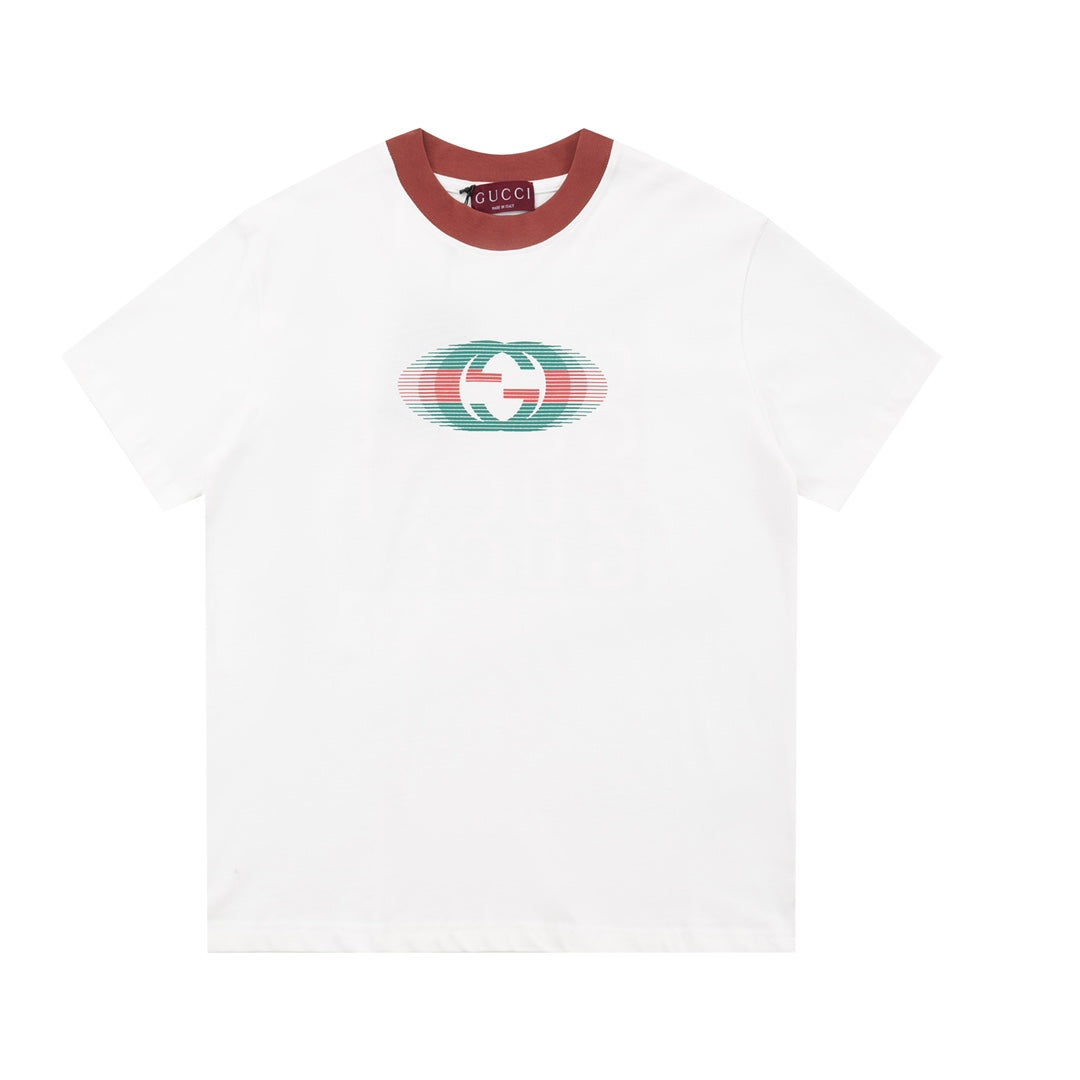 Gucci Logo Fruit Embroidery T-Shirt