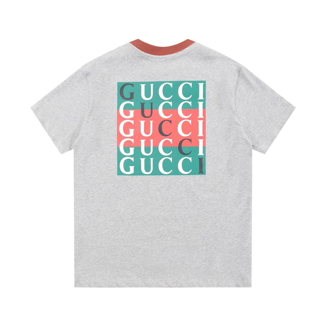 Gucci Logo Fruit Embroidery T-Shirt