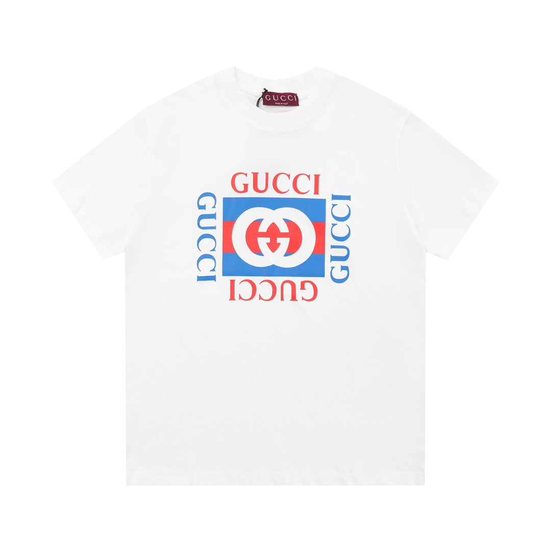 Gucci Interlocking GG Logo Print T-Shirt