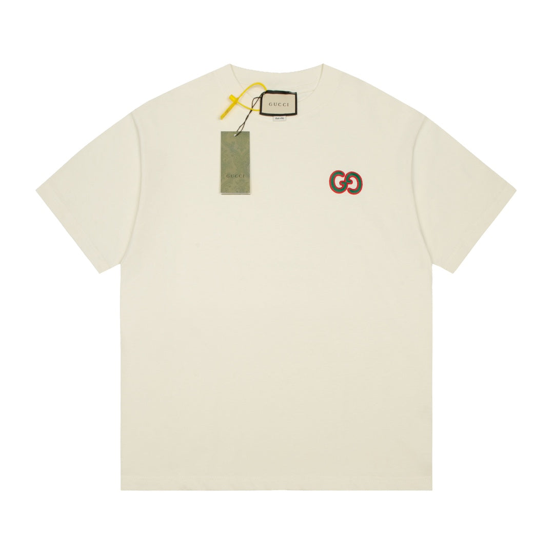 Gucci GG Embroidered Logo T-Shirt