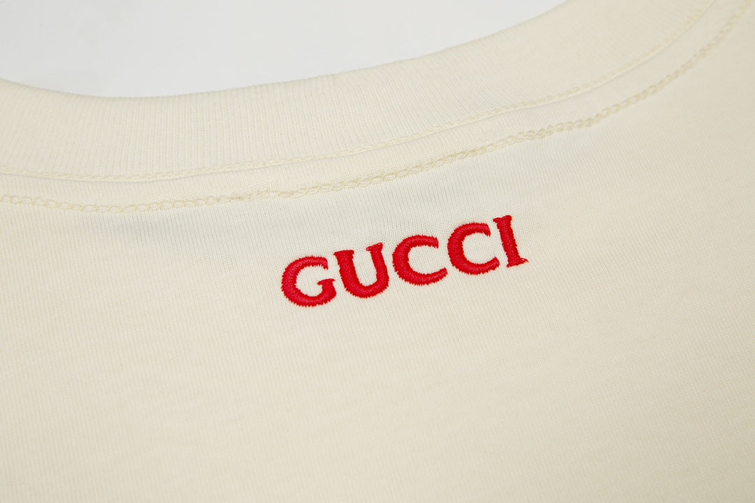 Gucci GG Embroidered Logo T-Shirt