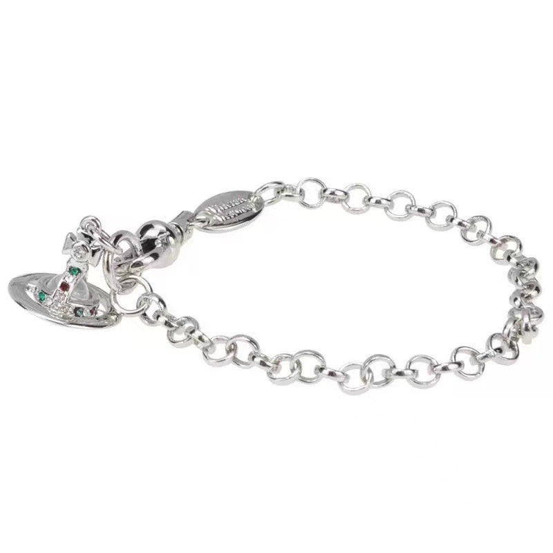 Vivienne Westwood 2026 Rhinestone Planet Bracelet