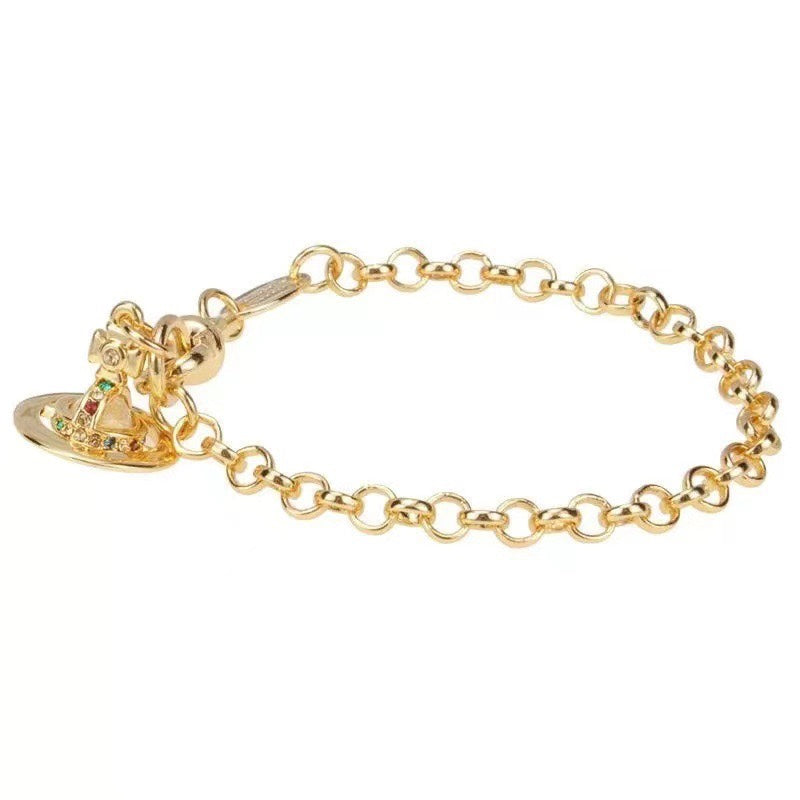 Vivienne Westwood 2026 Rhinestone Planet Bracelet