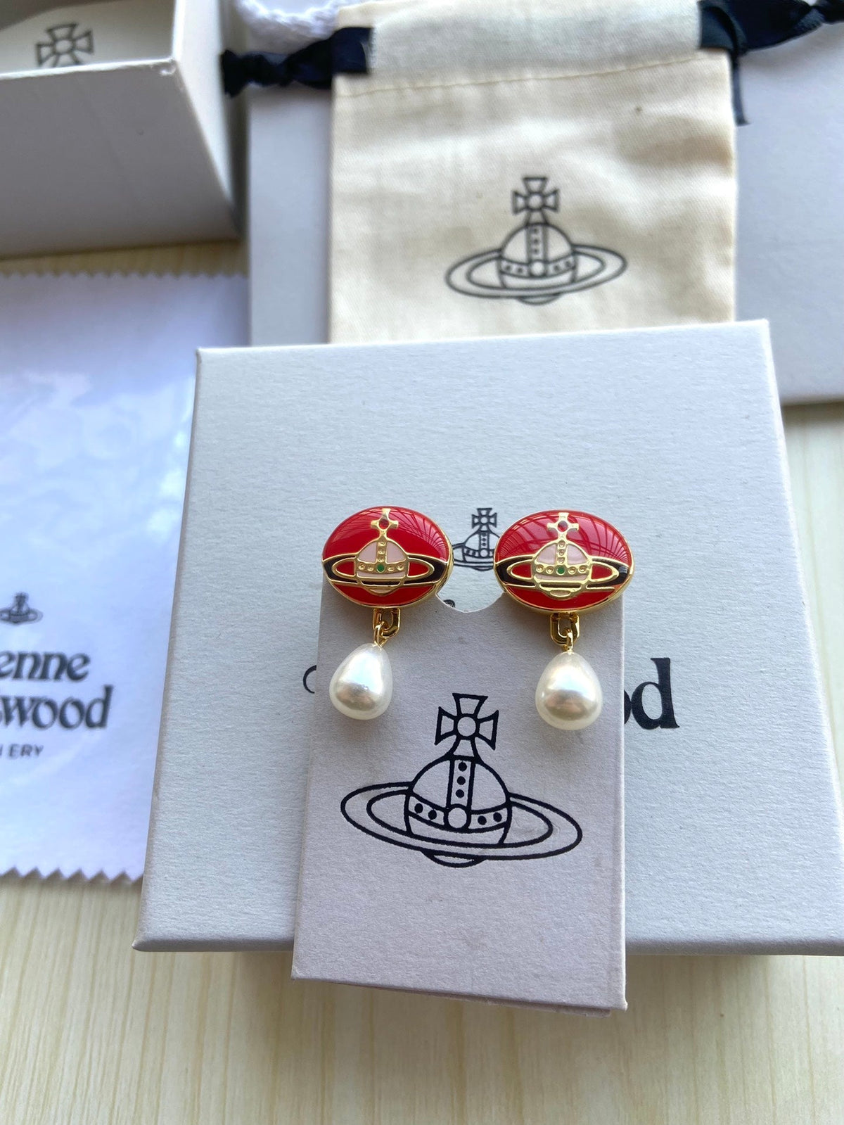 Vivienne Westwood Pearl Earrings