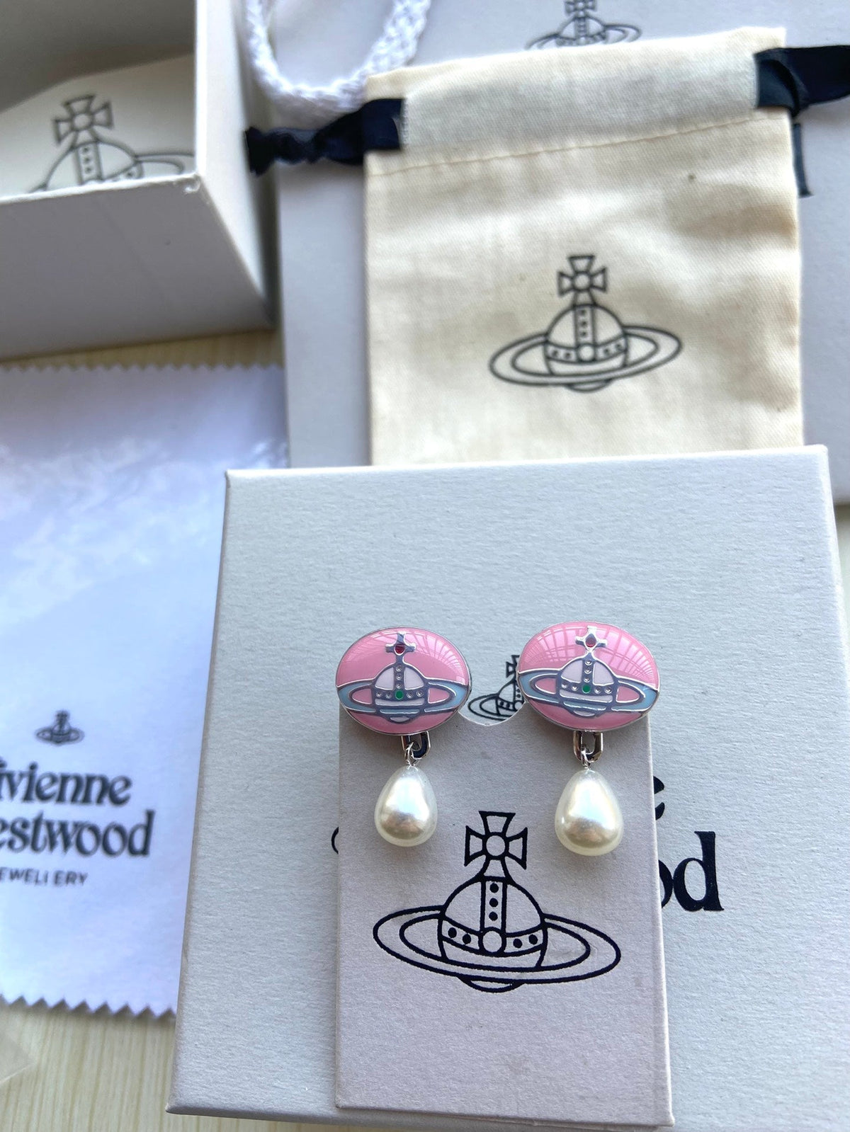Vivienne Westwood Pearl Earrings