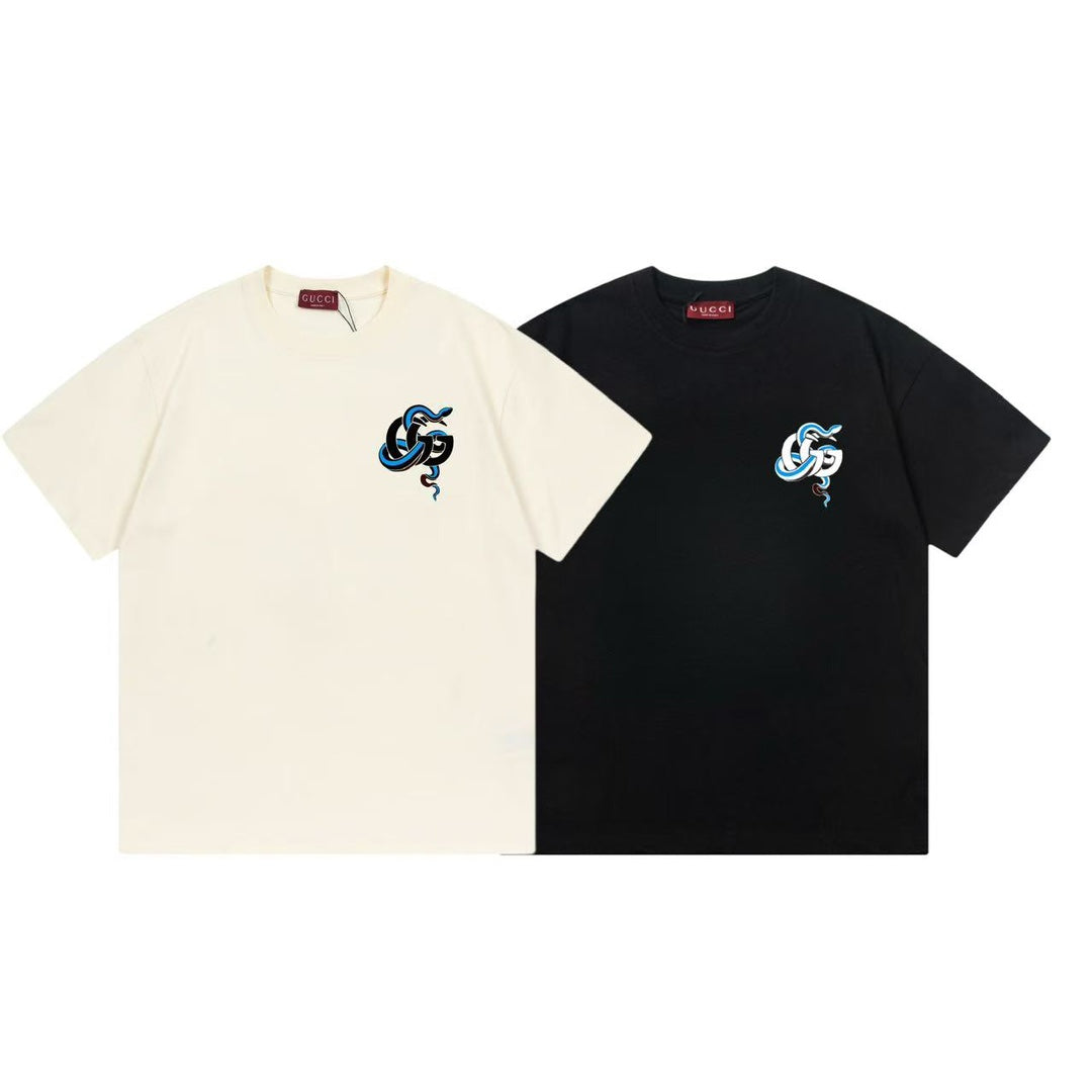 Gucci GG Snake Interlocking Logo Oversized T-Shirt