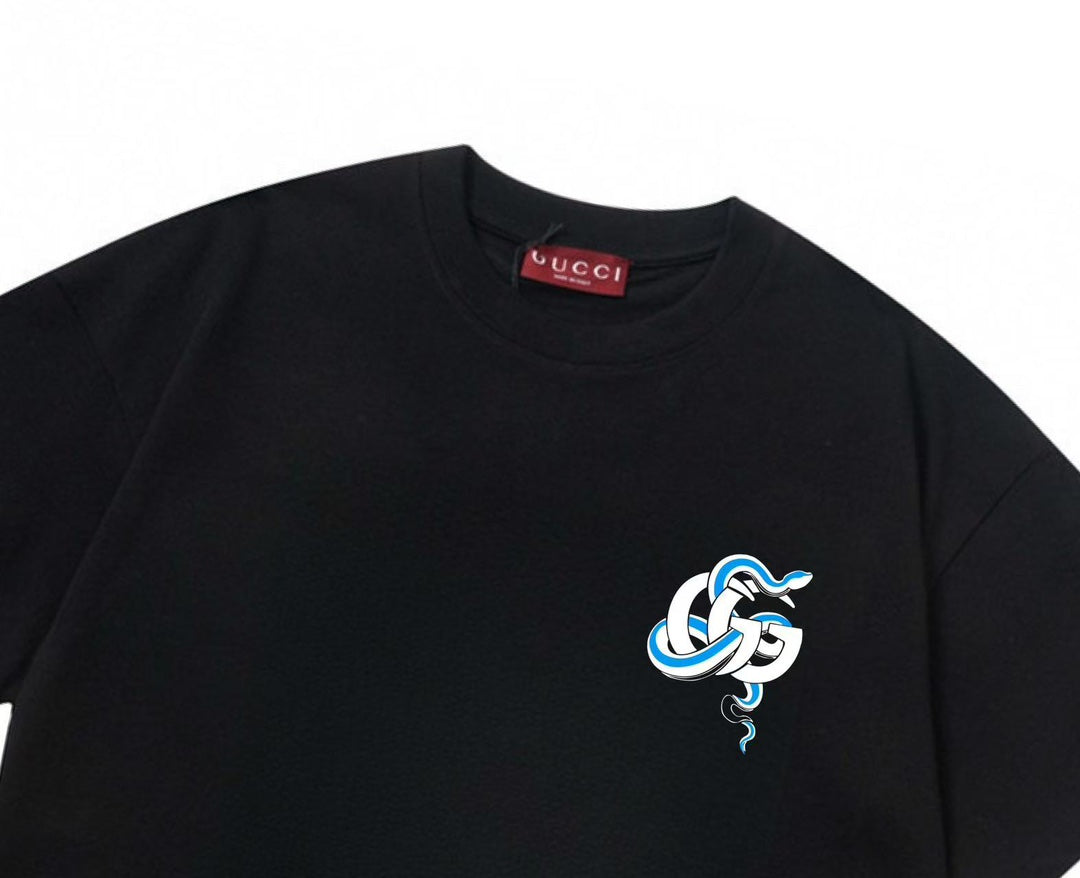 Gucci GG Snake Interlocking Logo Oversized T-Shirt