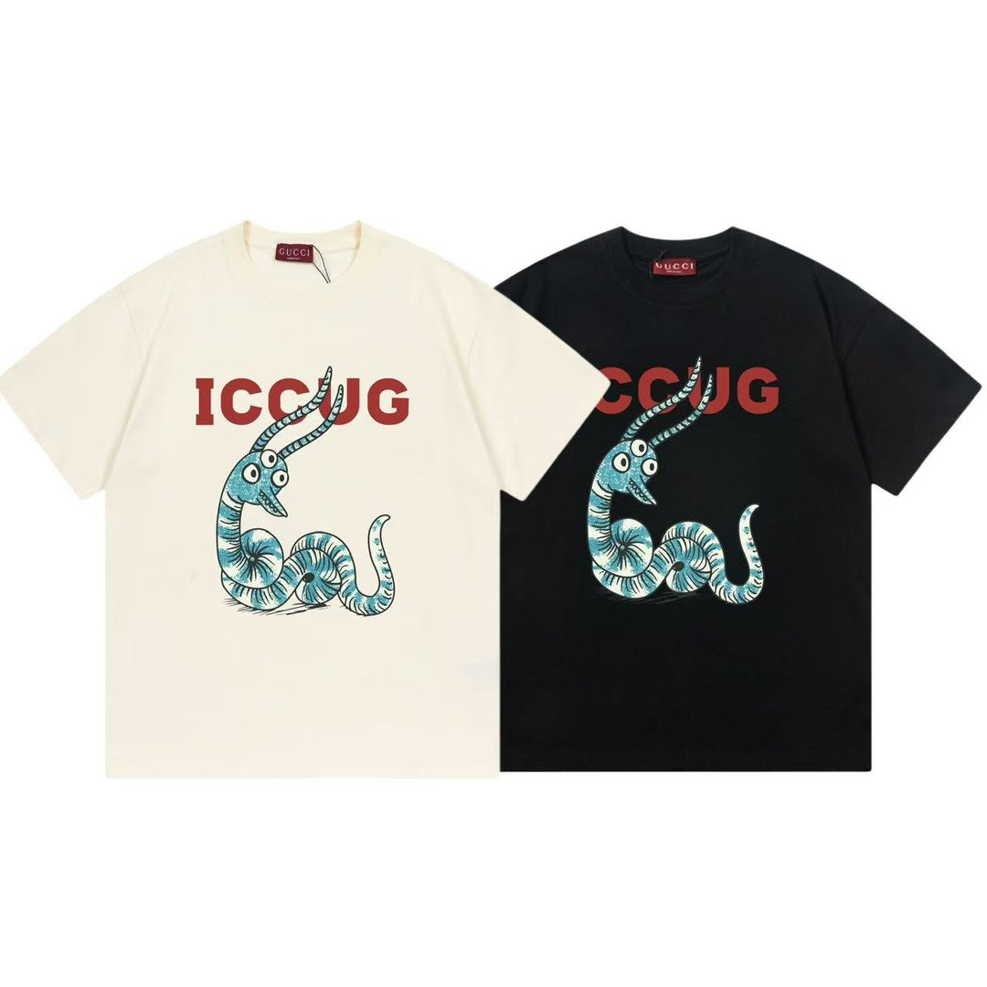 Gucci Snake Graphic Oversized T-Shirt
