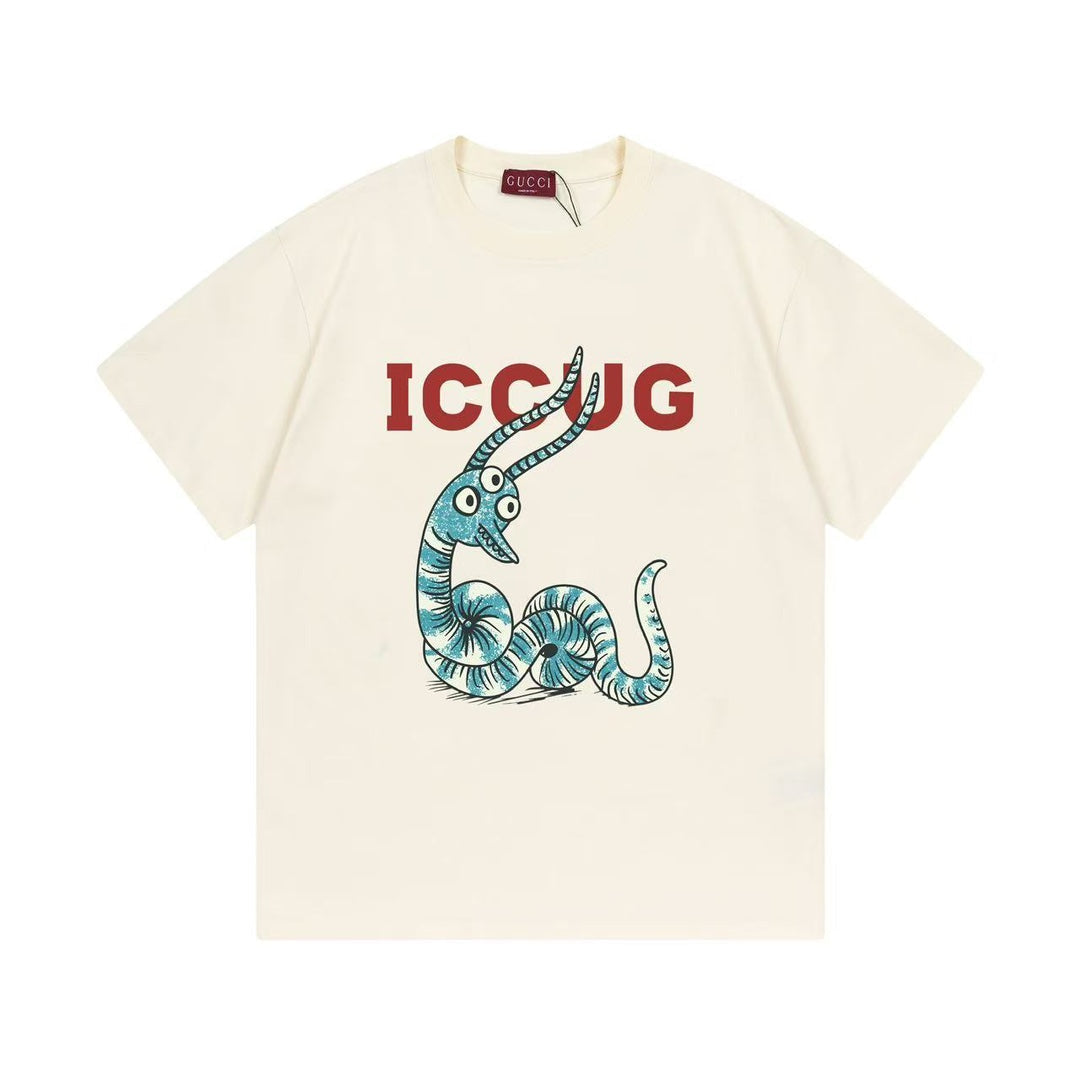 Gucci Snake Graphic Oversized T-Shirt