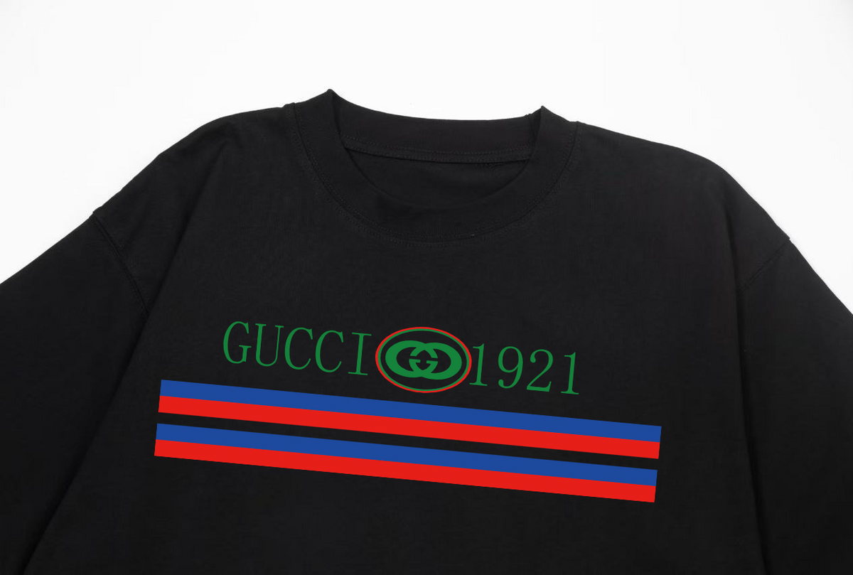 Gucci 1921 GG Stripe Logo T-Shirt
