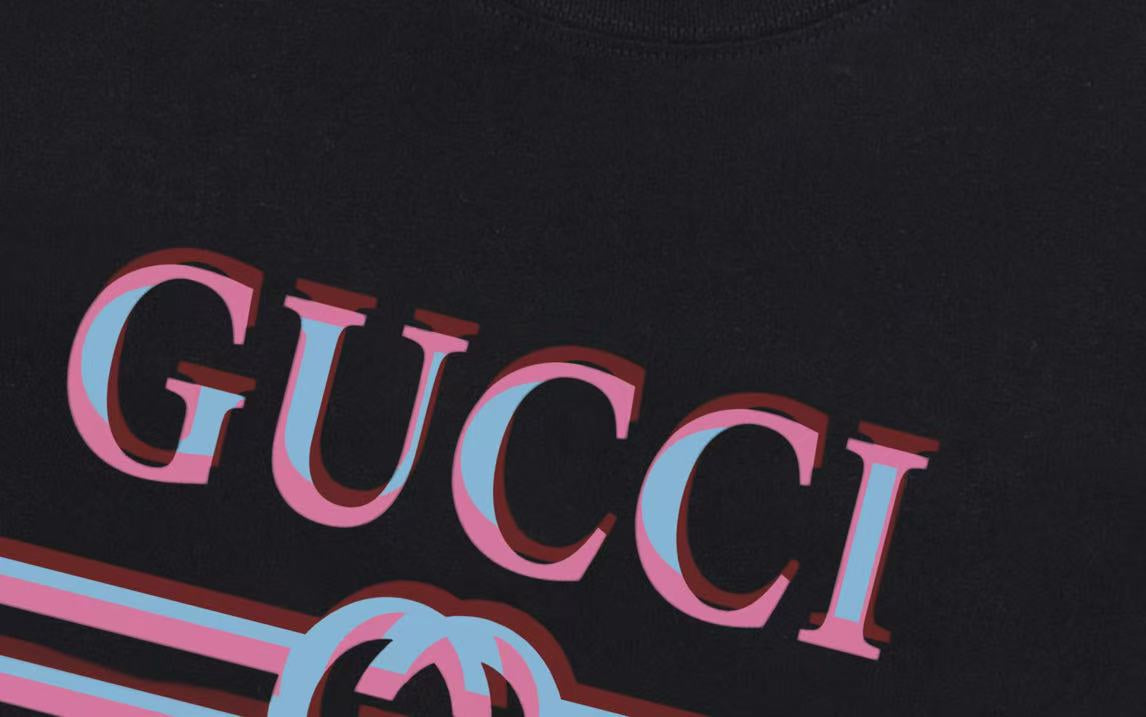 Gucci Interlocking GG Neon Logo T-Shirt