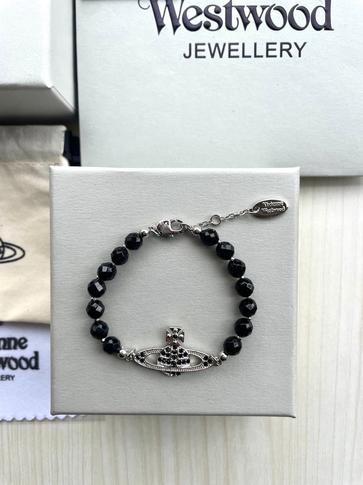 Vivienne Westwood 2026 Black Planet Bracelet