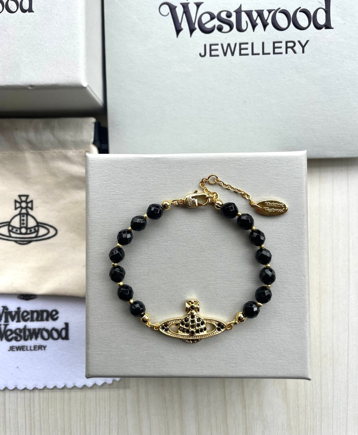 Vivienne Westwood 2026 Black Planet Bracelet