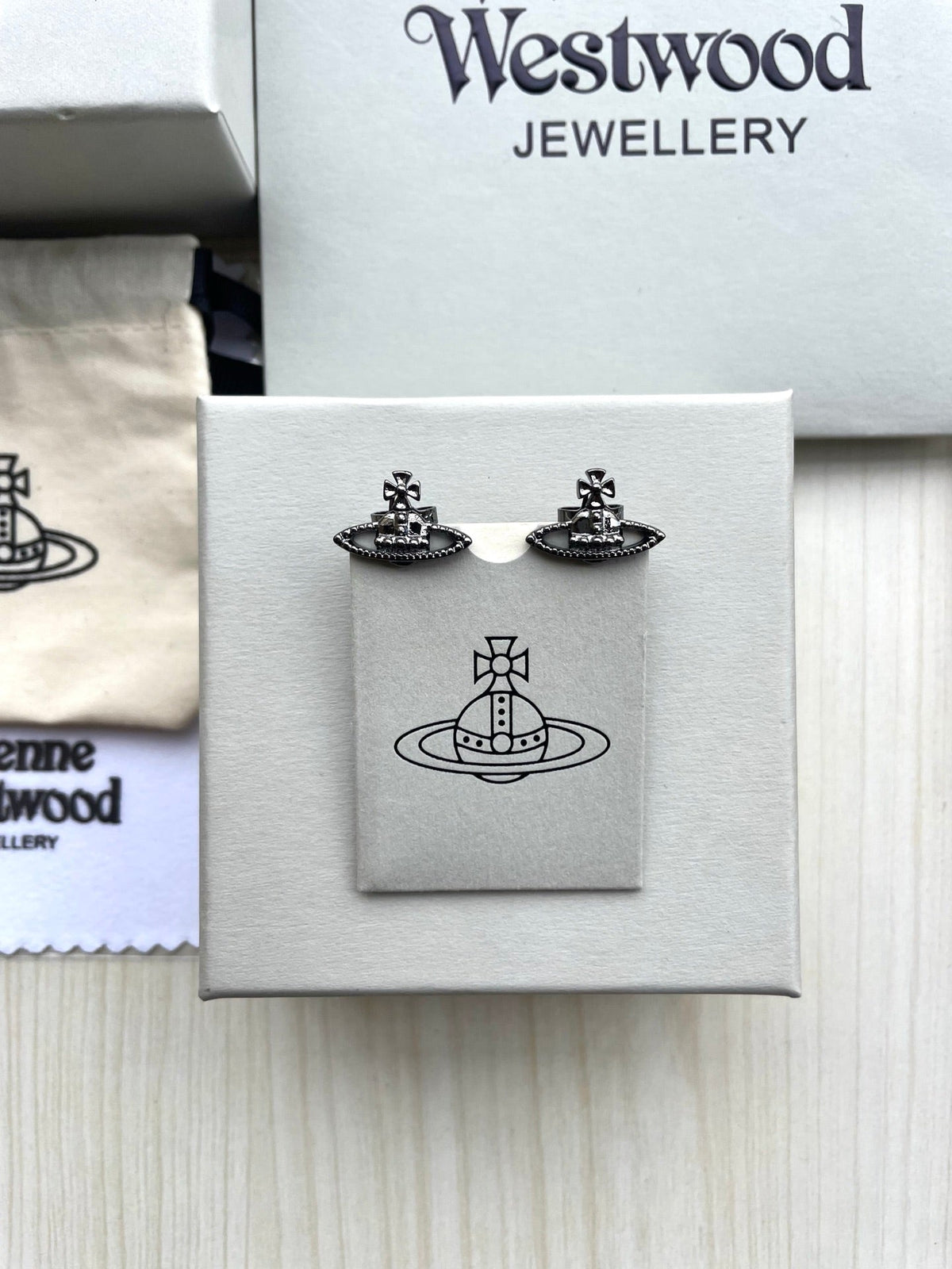 Vivienne Westwood Saturn Stud Earrings