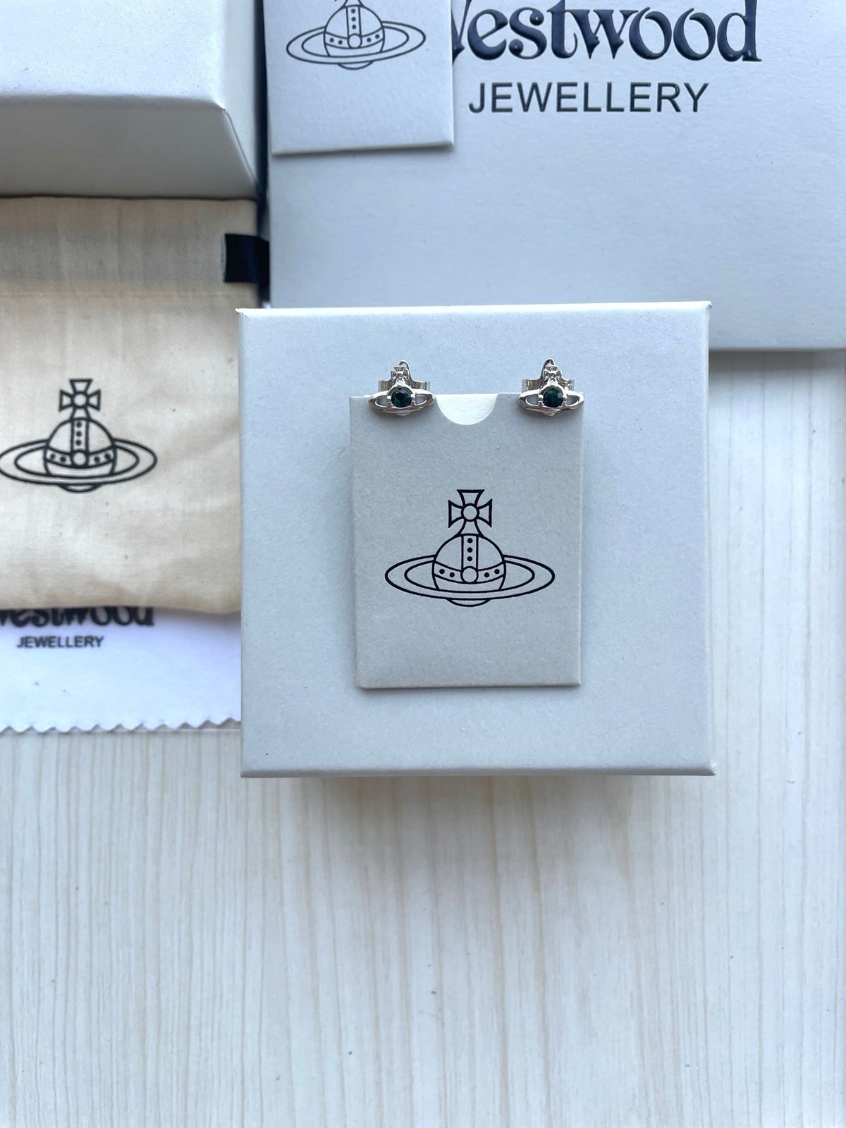 Vivienne Westwood Saturn Stud Earrings