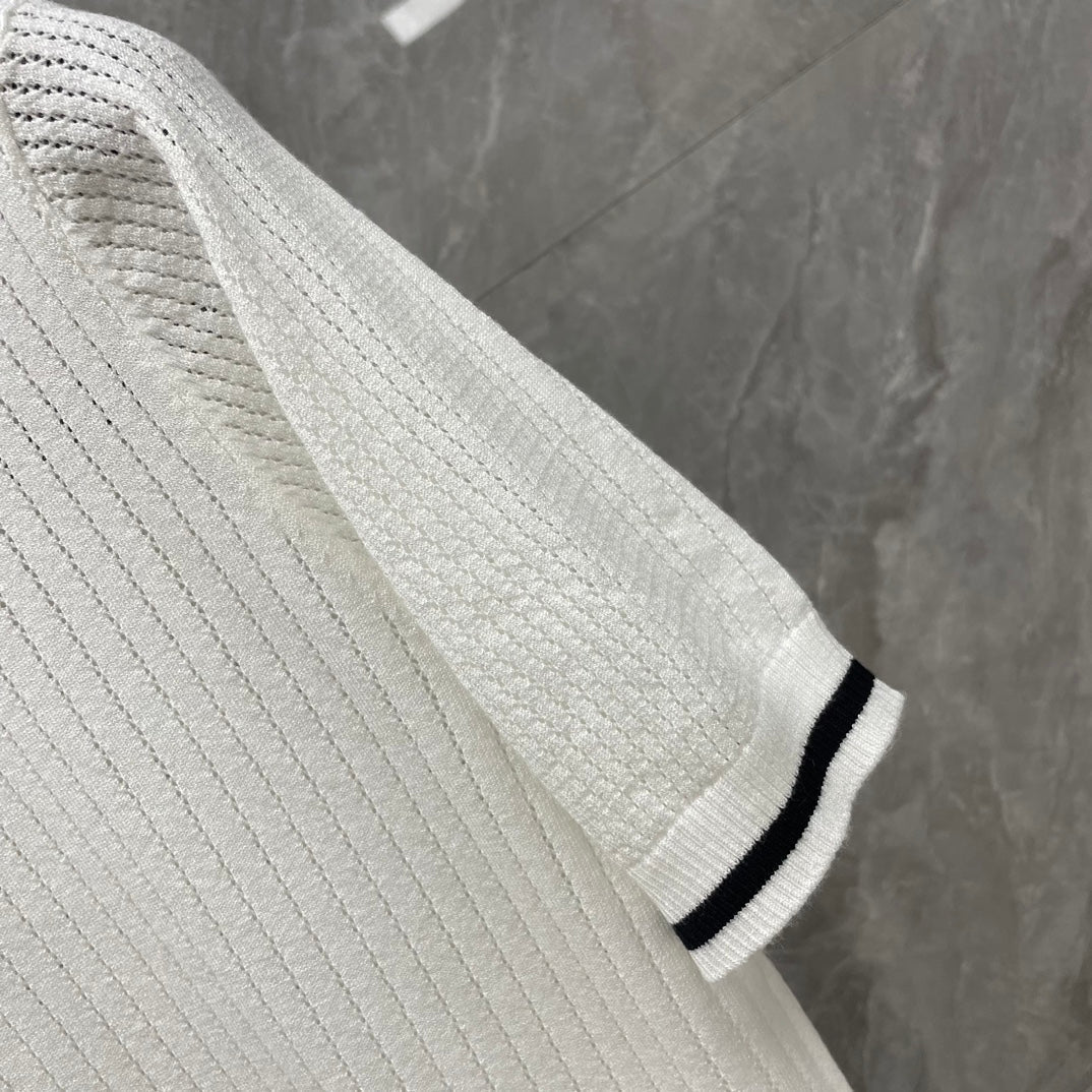 Thom Browne  2025ss Men Wool POLO T-shirt