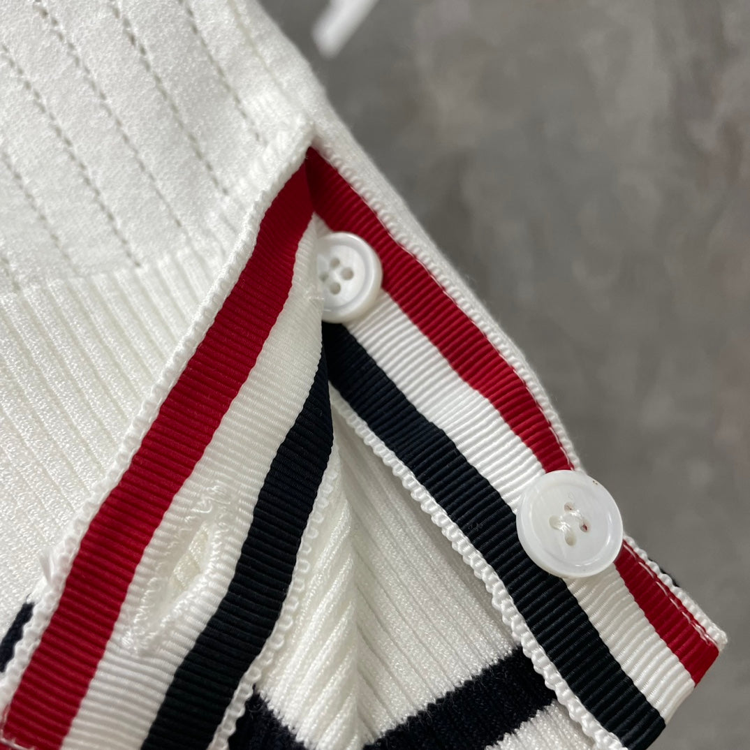 Thom Browne  2025ss Men Wool POLO T-shirt