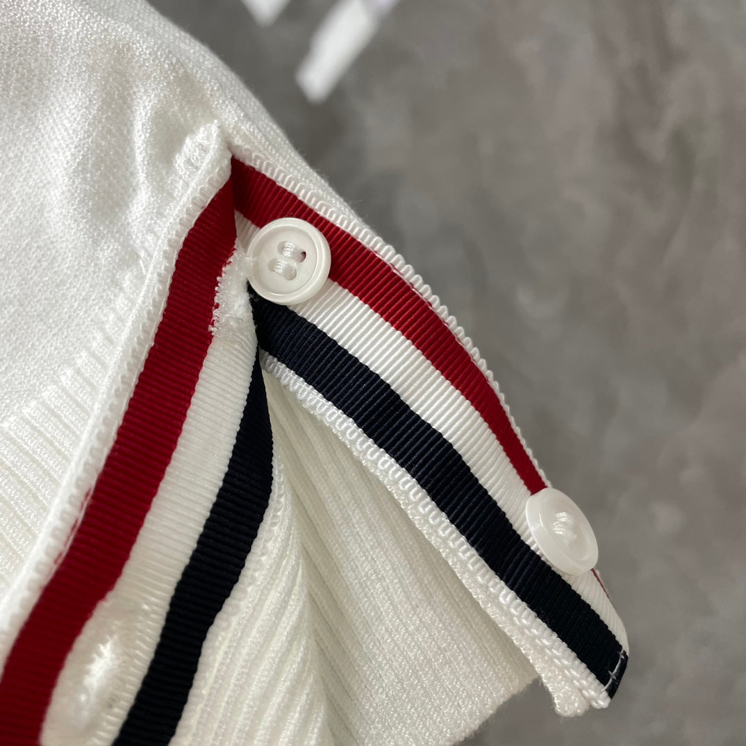Thom Browne  2025ss Men Wool POLO T-shirt