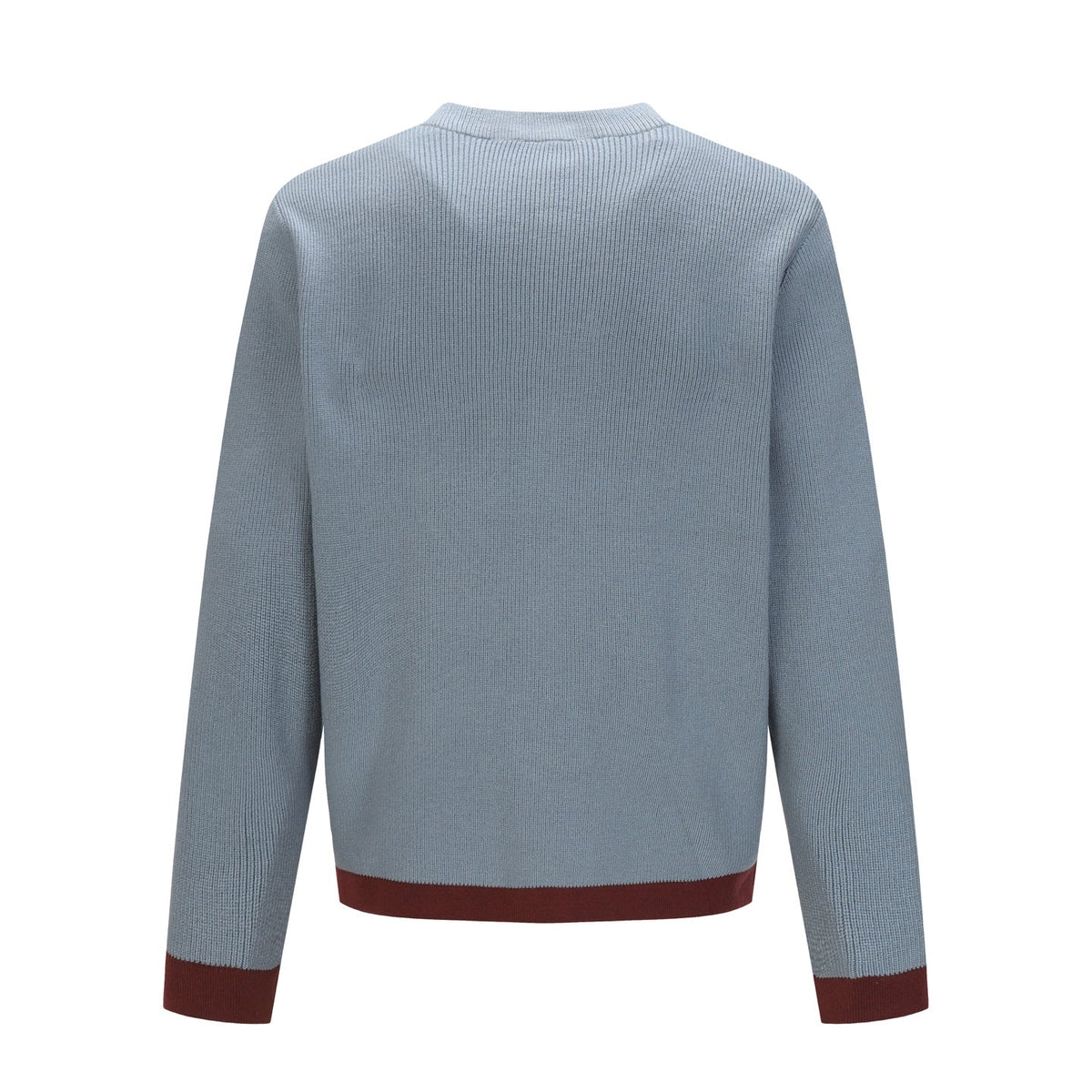 Gucci Signature Ribbed Knit Cardigan in Sky Blue