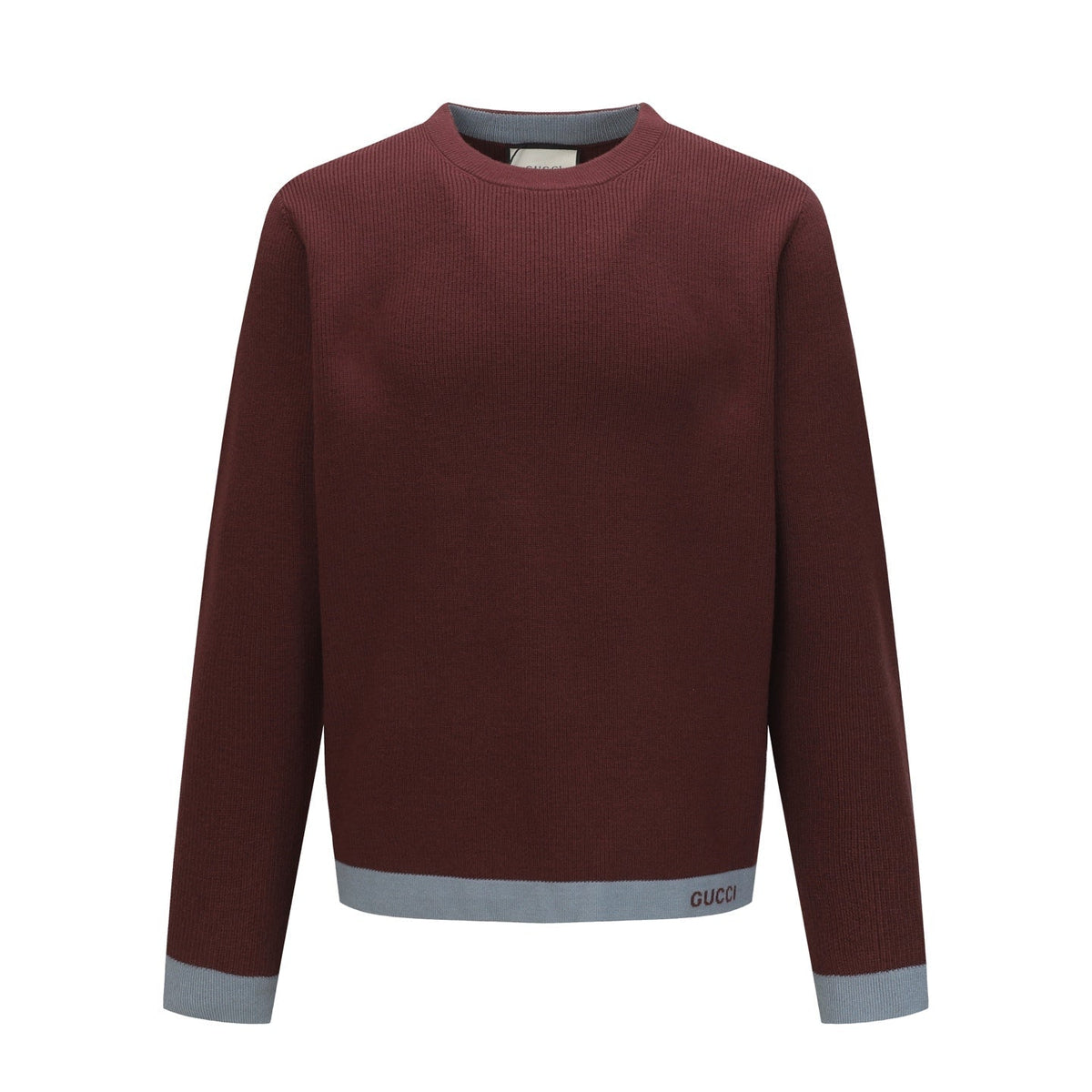 Gucci Signature Crewneck Sweater in Bordeaux