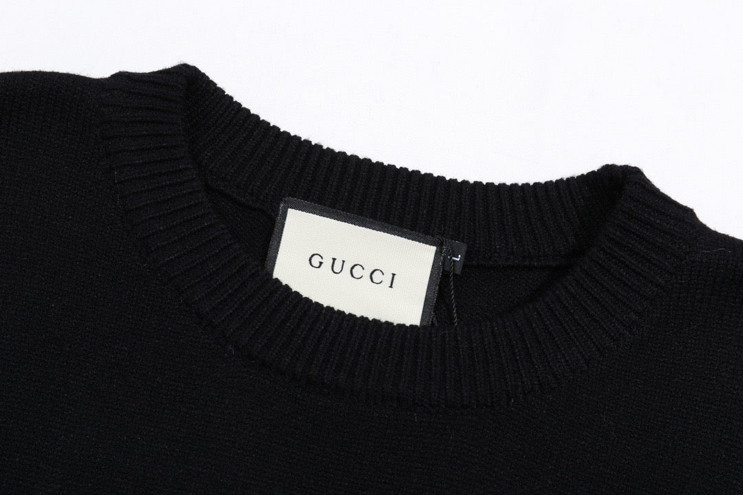 Gucci Unisex Jacquard Crewneck Sweater