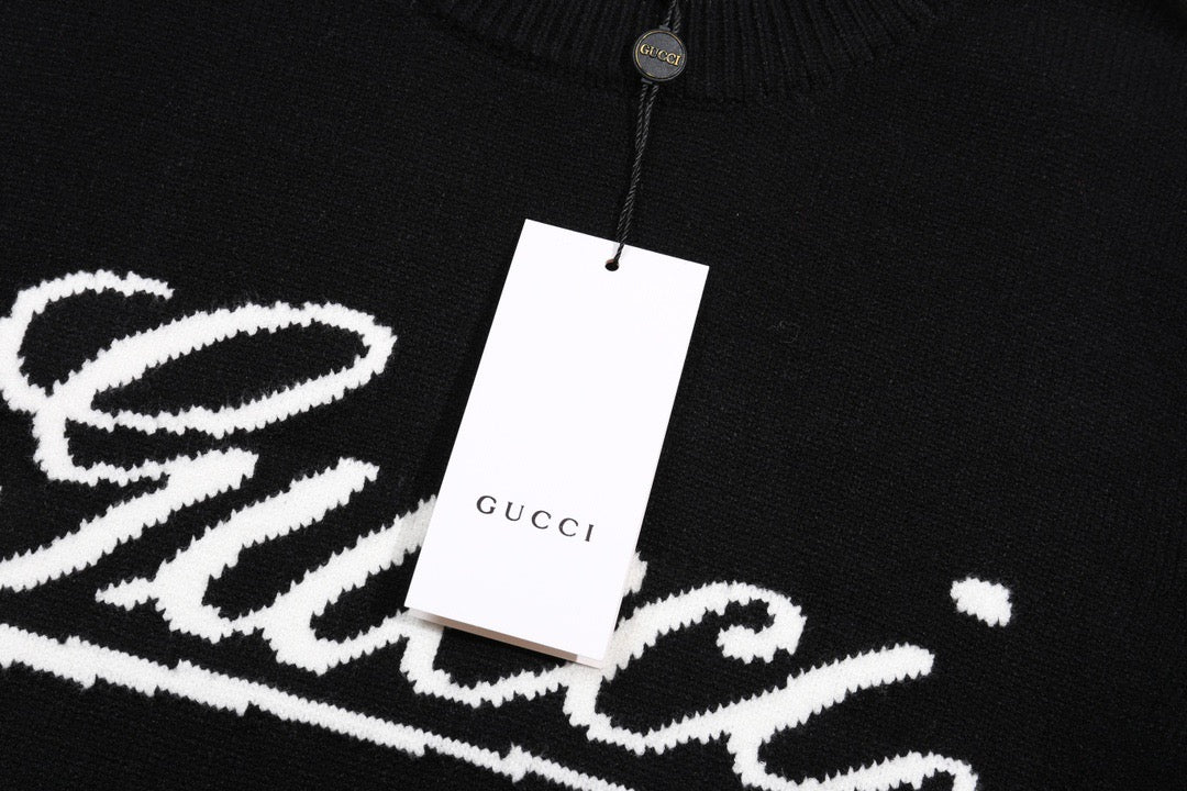 Gucci Unisex Jacquard Crewneck Sweater
