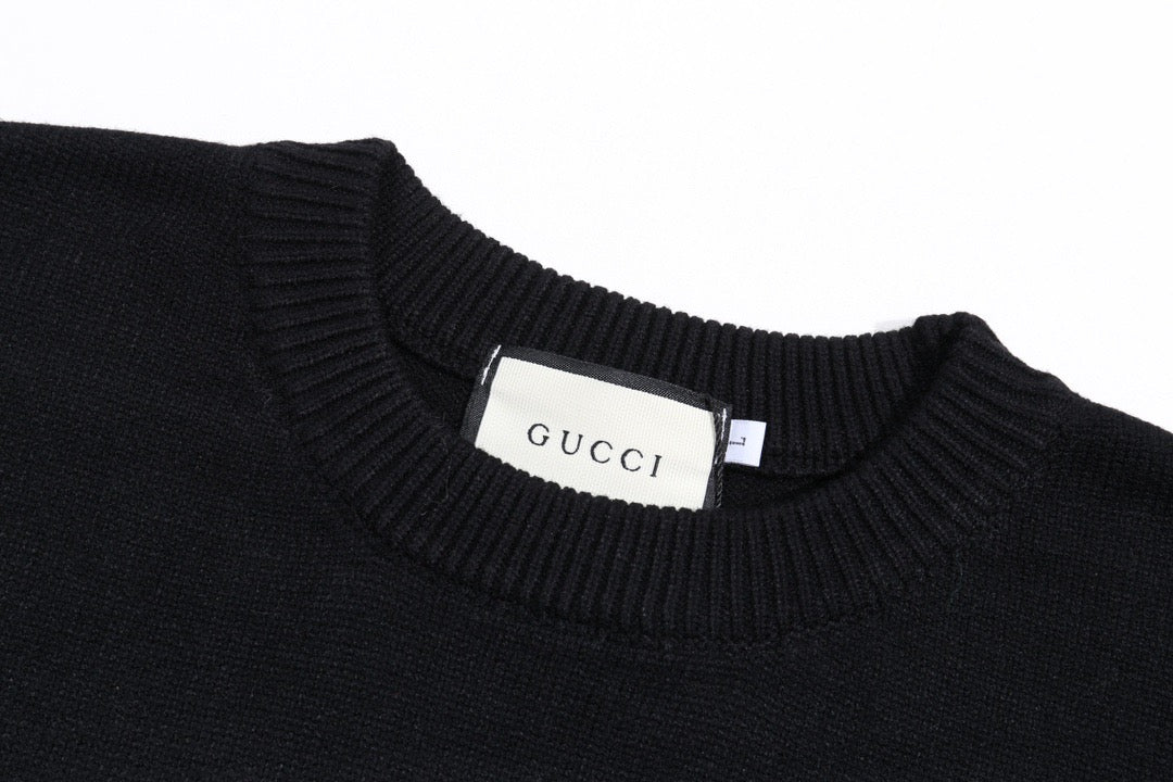 Gucci Unisex Jacquard Crewneck Sweater